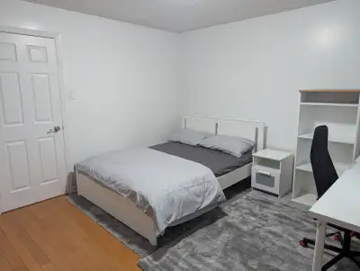 Furnished Room $900/month, available July 1 (or sooner if needed), in a townhouse in the quiet Katim...