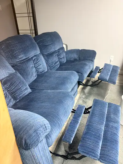 Recliner couch and recliner chair, View more