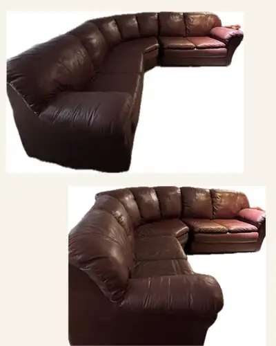 Leather Sectional Couch, View more