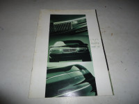 1995 LINCOLN MK VIII DEALER SALES BROCHURE. LIKE NEW!