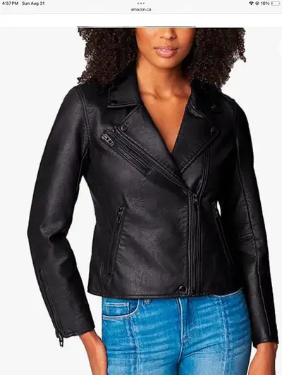 Women’s Leather Jacket ..Size M… BRAND NEW , View more