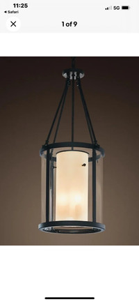  Restoration Hardware brand new Quinton small entry light