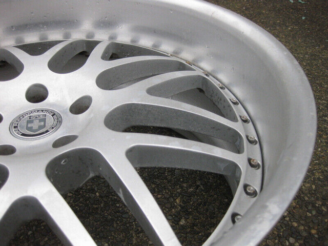 1 X Single BMW HRE 22X10 ET 15mm 3 Piece forged wheel good cond in Tires & Rims in Delta/Surrey/Langley - Image 4