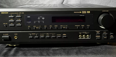 Denon surround sound amplifier:  Can power 7 speakers + has, View more