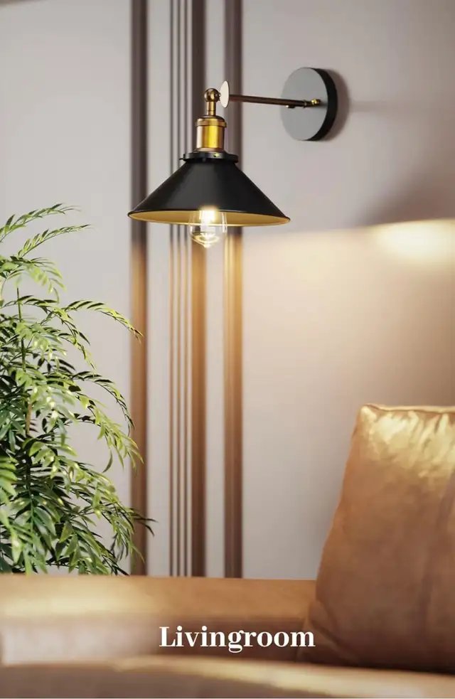 Industrial Decor Retro Wall Lights for Home Bedroom Stair Mirror in Indoor Lighting & Fans in Mississauga / Peel Region - Image 7