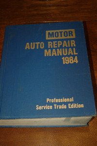 Motor Auto Repair Manual 1984