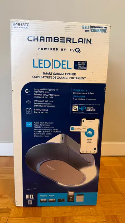 Chamberlain Smart Garage Door Opener (NEW) – $449 Installed, View more