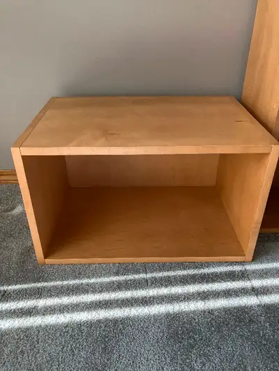 Veneer open shelves - previously installed, View more
