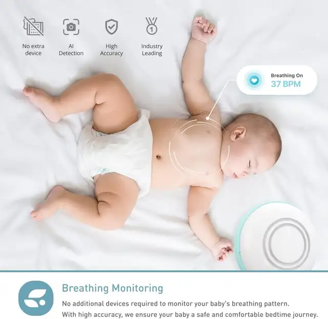 Lollipop Smart Baby Camera with Cry Detection - NEW, NEVER USED in Gates, Monitors & Safety in City of Toronto - Image 10