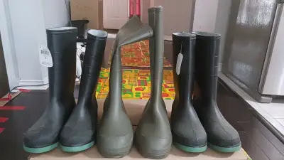 Rubber Boots + Work Gloves, etc, View more