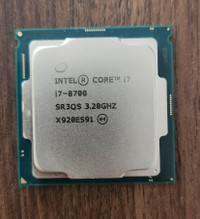 Intel Core i7-8700 Processor - 6C/12T 3.2Ghz Base 4.6Ghz Boost (