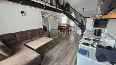 Property located in downtown Milverton. Great modern build in old church. Large open space with loft...