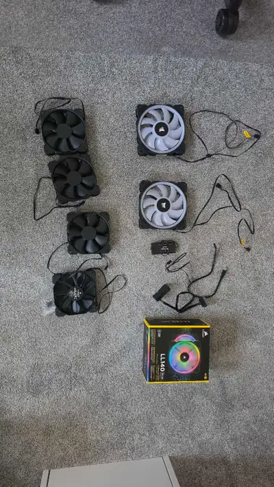 Corsair 4x AR120 and 2x LL140 Case Fans, View more
