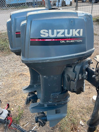 1995 Suzuki DT 65 HP 3 cyl engines with controls