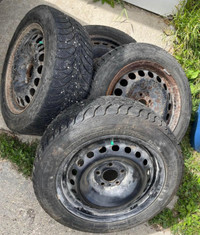 205/55r16 Winter tires in rims 5x110 for Cobalt/HHR/DodgeDart