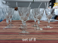 I have Crystal Shot Glasses and more for sale Part 2.