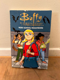 Buffy The Vampire Slayer New School Nightmare Kids Book AS IS