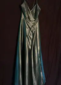 Satin Forest Green | Prom-Formal Dress