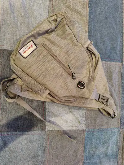 This is a small backpack made by Zomake. It's in perfect condition.