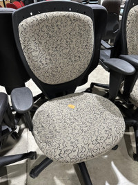 Modern, Rolling, Adjustable Patterned Office Chair