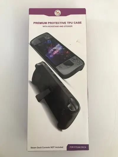 I am selling a brand new FYS Premium Protective TPU Case with Kickstand and Sticker for the Steam De...