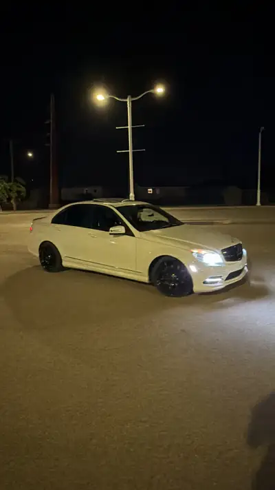 This is a used 2011 Mercedes-Benz C300 4MATIC, offering all-wheel drive and a sleek design for a smo...