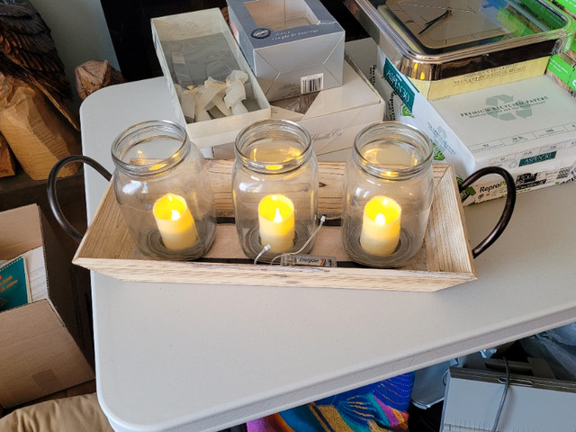 Mason Jar Candle Center Piece in Home Décor & Accents in City of Halifax
