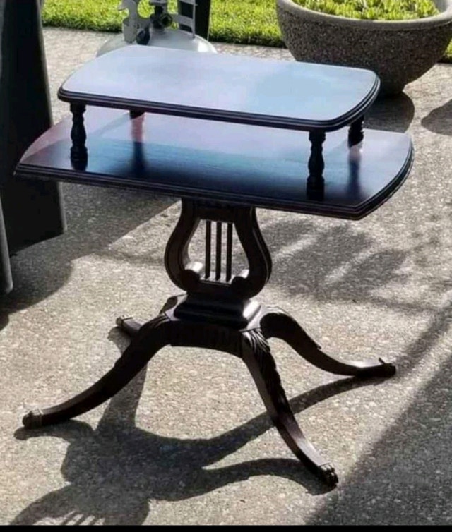 Duncan Phyfe Two Tier Table Coffe Tea Mahogany Coffee Tables St. Catharines Kijiji