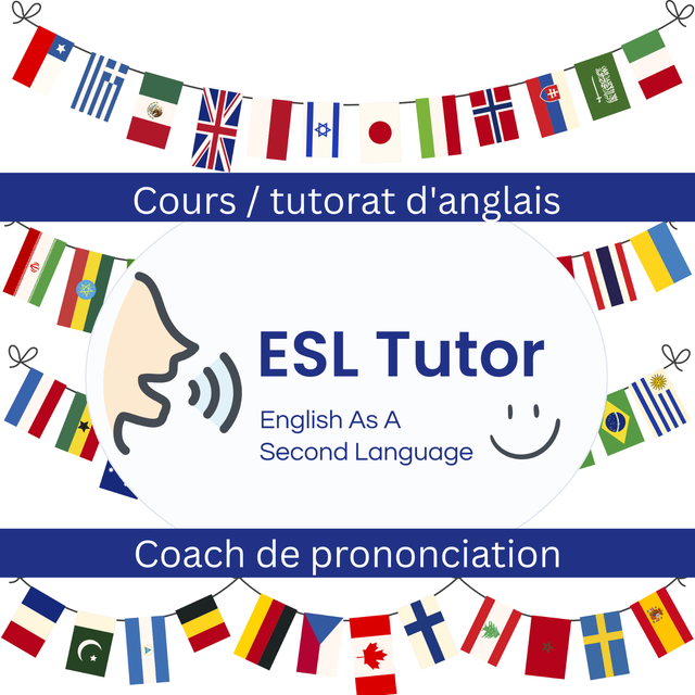 Tutorat d'anglais - English Tutor - Quebec Promo Pricing