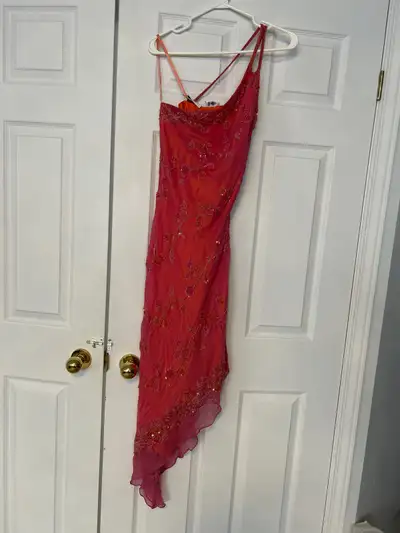 cold shoulder sequin dress, View more