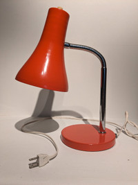 Orange Retro Desk Lamp