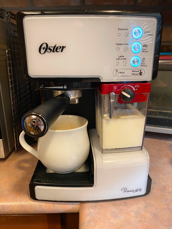 OSTER PRIMA LATTE - Cappucino, Latte, & Espresso Machine in Coffee Makers in City of Toronto - Image 2