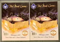 Maple Leaf Gardens Final Game Program-Numbered Limited Edition