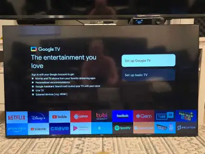 50-in TCL Smart Google TV 2023 Model 50S450G-CA, View more