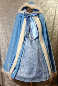 Disney Frozen ELSA Gown & Robe Costume - Girls Size 7 - 8