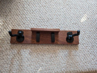 Custom made solid mahogany guitar wall hanger 