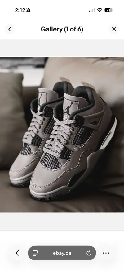 Jordan 4 Cave stone size 11, View more