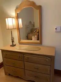 Dresser and mirror 
