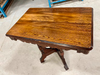 Antique Parlour/Lamp Table (Walnut Wood; Circa 1950)