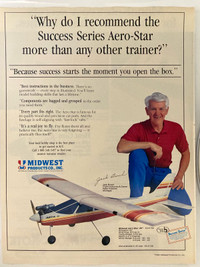 1992 Midwest Success Series R/C Series Aero-Star Original Ad