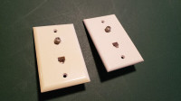 Coaxial / Telephone face plates