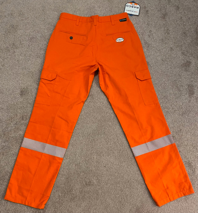 Rasco FR Hi-Vis Cargo Work Pants - BRAND NEW! - Size 32W x 36L in Men's in Edmonton - Image 2