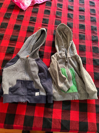 Infant hoodies 6 months , both $10