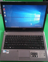 Acer Aspire 4810TZ 4gb ram120Gb ssd Intel SU2700 charger 14" lcd