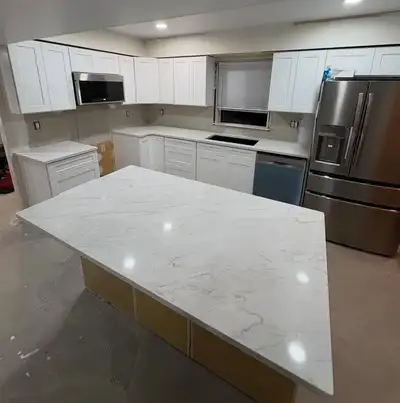 ⭐Quartz Granite Marble Kitchen Countertops | Factory Direct Sale, View more