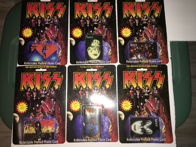KISS Prepaid phone cards, full set of 10, all sealed in Arts & Collectibles in Sudbury - Image 2