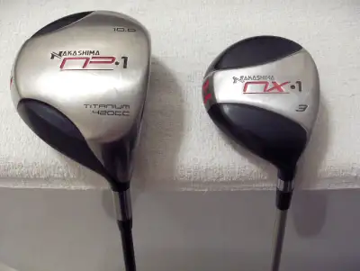 Nakashima NP1 driver, NX1 3-wood, NX1 25 degree hybrid for sale, View more