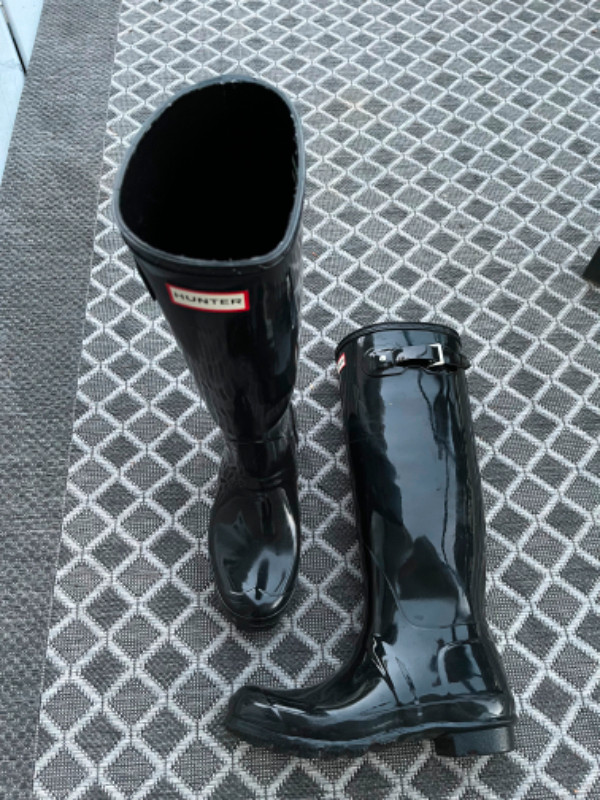 Women's Original Tall Gloss Rain Boot - Black in Women's - Shoes in Thunder Bay