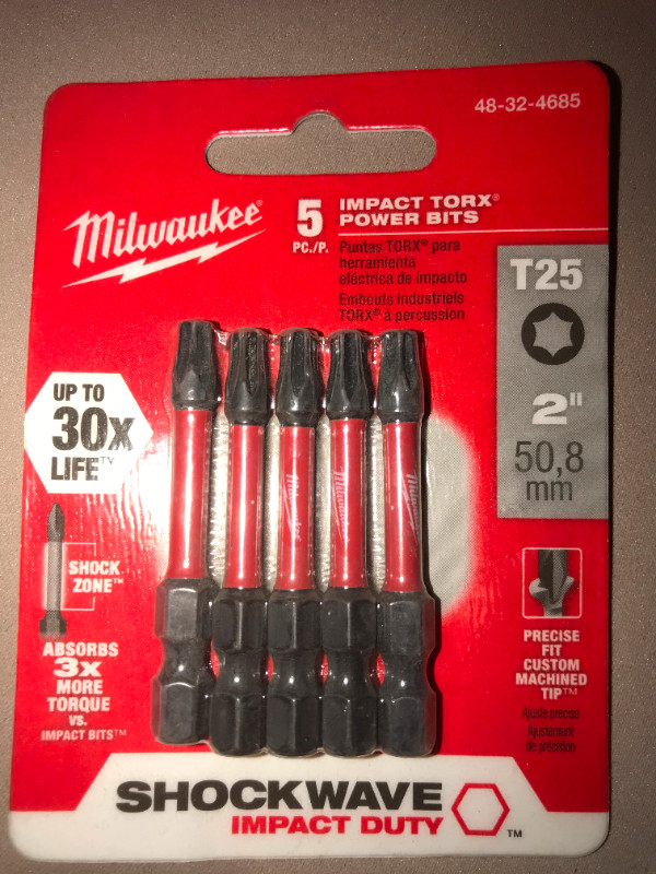 Milwaukee - Screw Bits in Power Tools in Burnaby/New Westminster