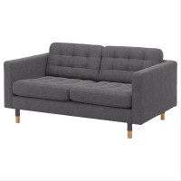 IKEA MORABO CouchLoveseat, Gunnared dark gray/wood